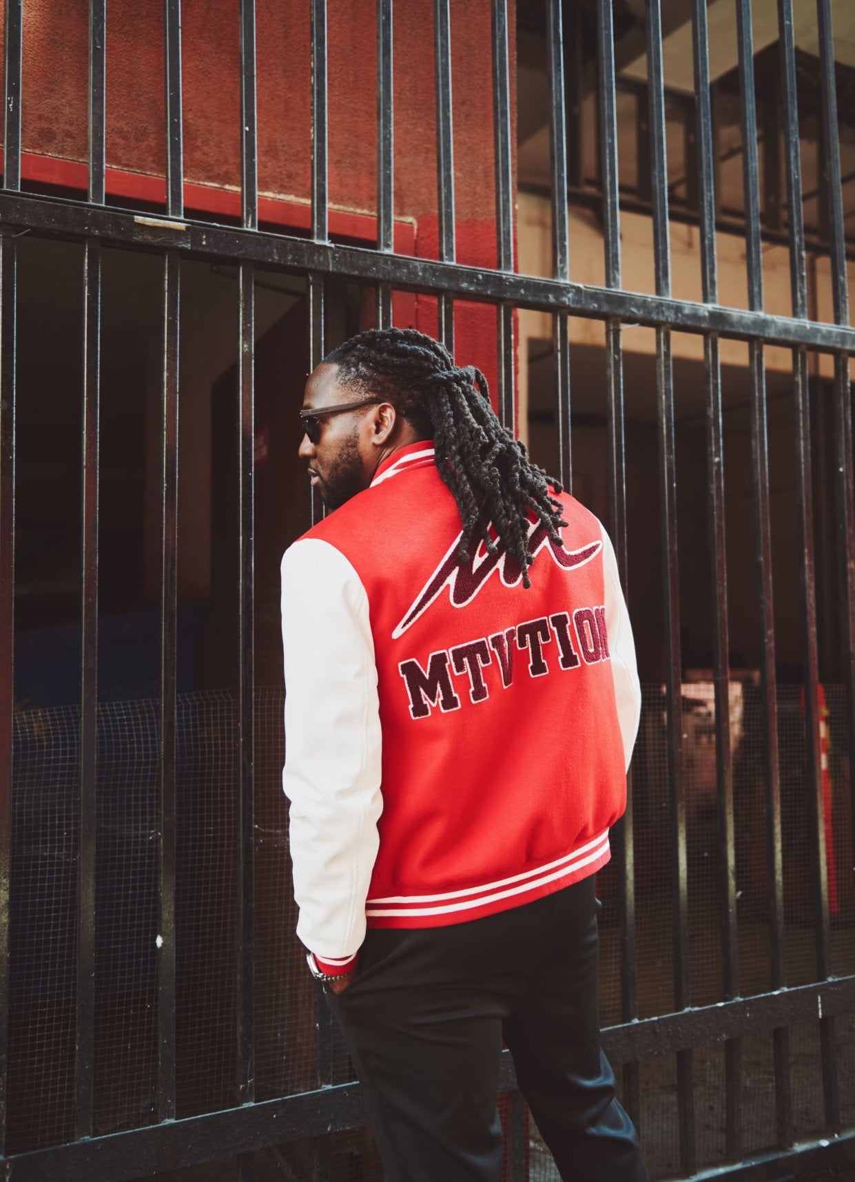 MM Crimson Letterman Jacket